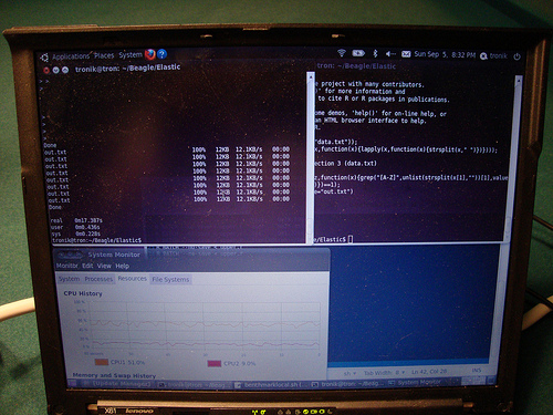 Beowulf Cluster R auf zehn Beagleboards