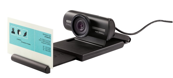 Live! Cam inPerson 1080 - mit Halterung zum Scannen von Visitenkarten