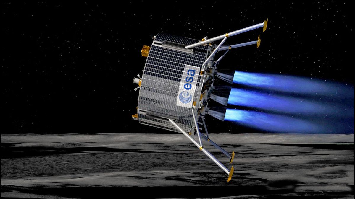 Das Fahrzeug soll weitgehend selbstständig landen (Bild: Esa)