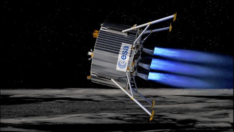 Das Fahrzeug soll weitgehend selbstst&auml;ndig landen (Bild: Esa)