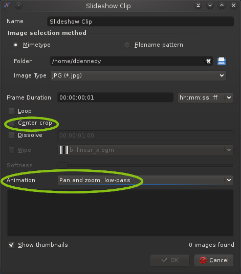 Neue Funktionen für Slideshows