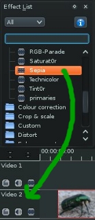 Effekte für komplette Tracks