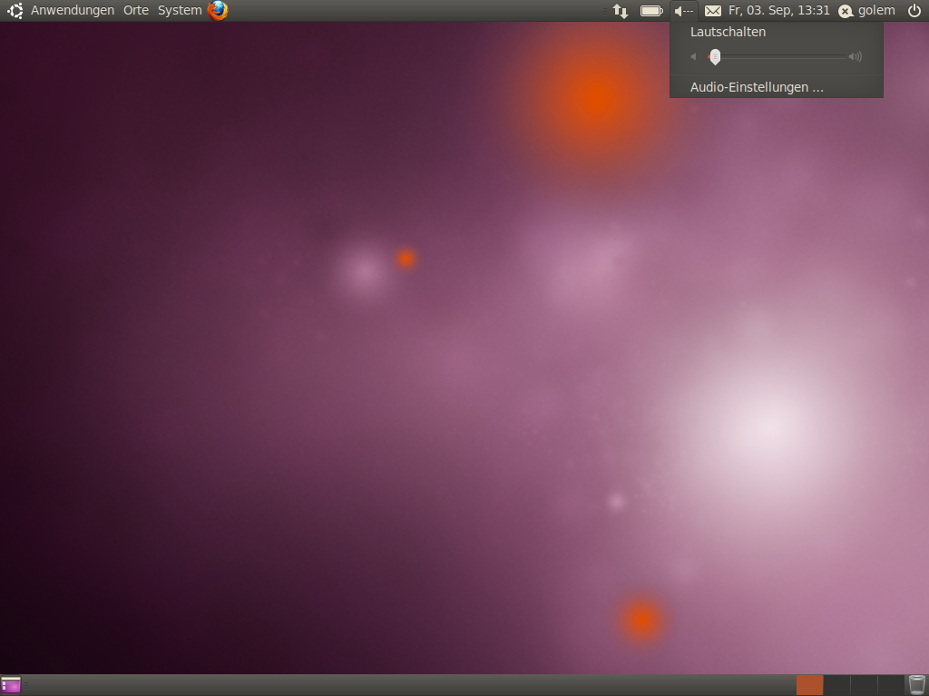Der Sound Indikator wurde erweitert.