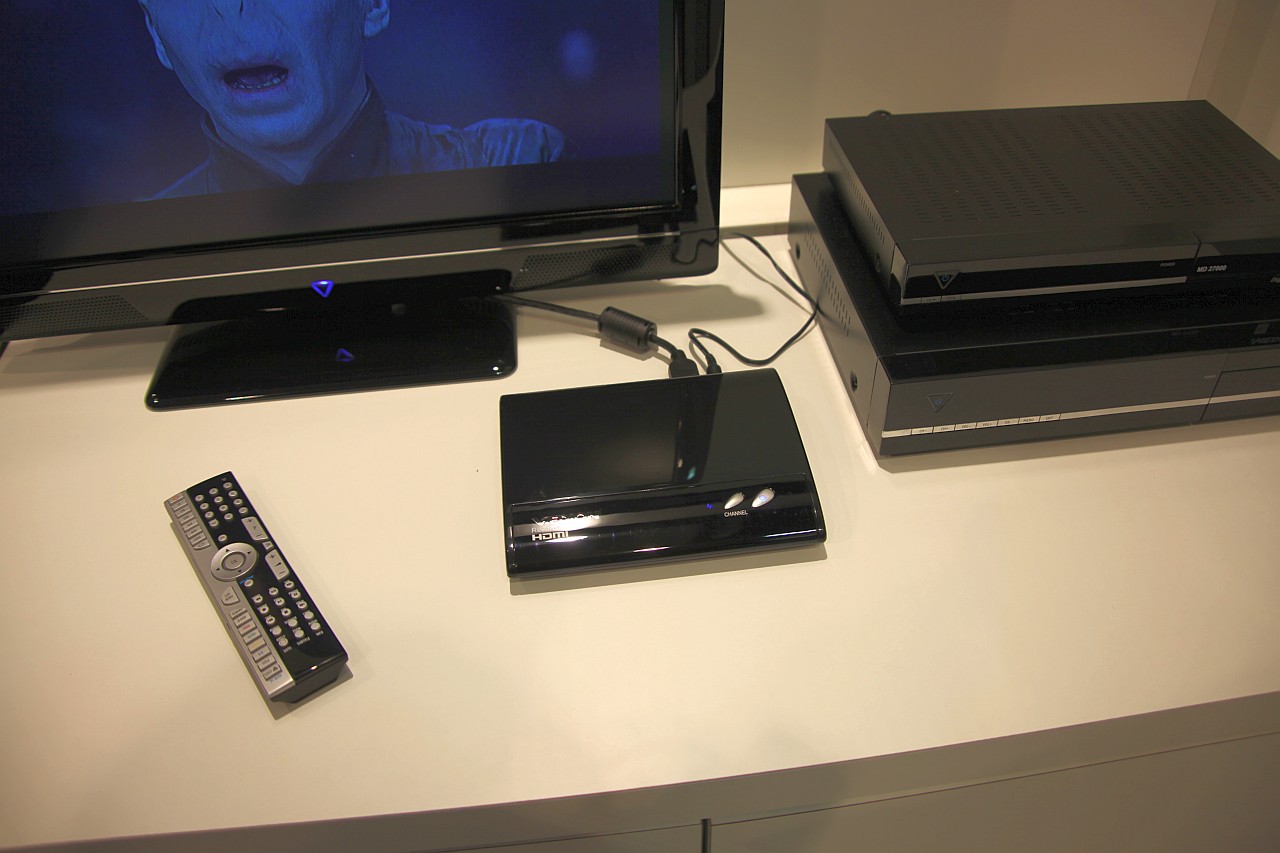 HDMI gefunkt - WHDI-Empfänger von Medion