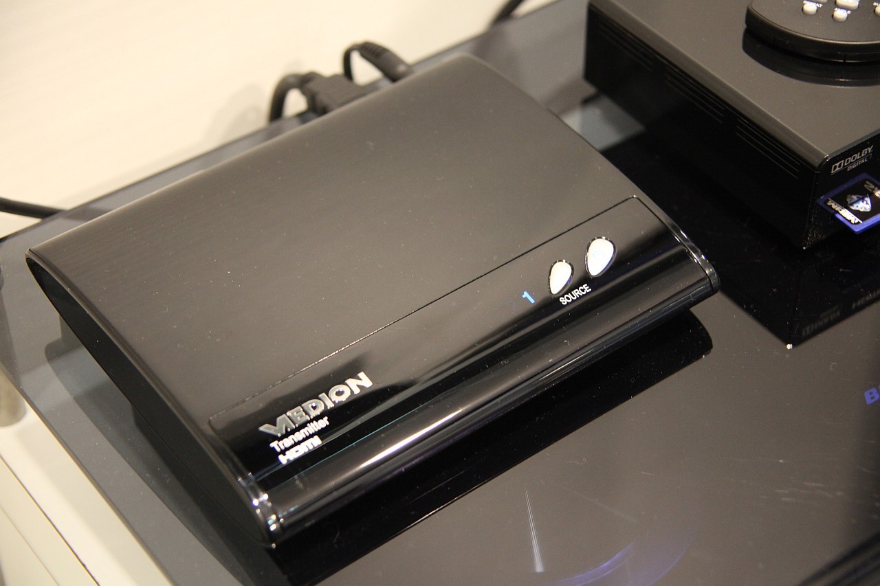 HDMI gefunkt - WHDI-Sender von Medion