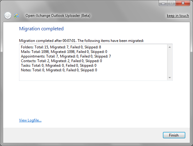 Open-Xchange Microsoft Outlook Uploader