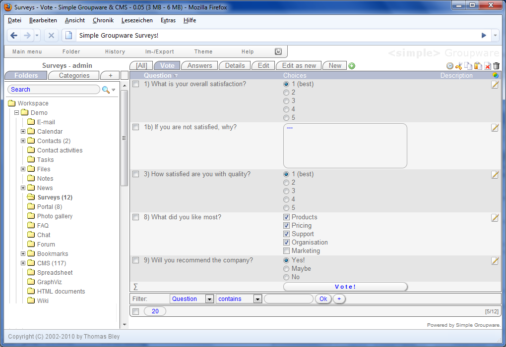 Simple Groupware