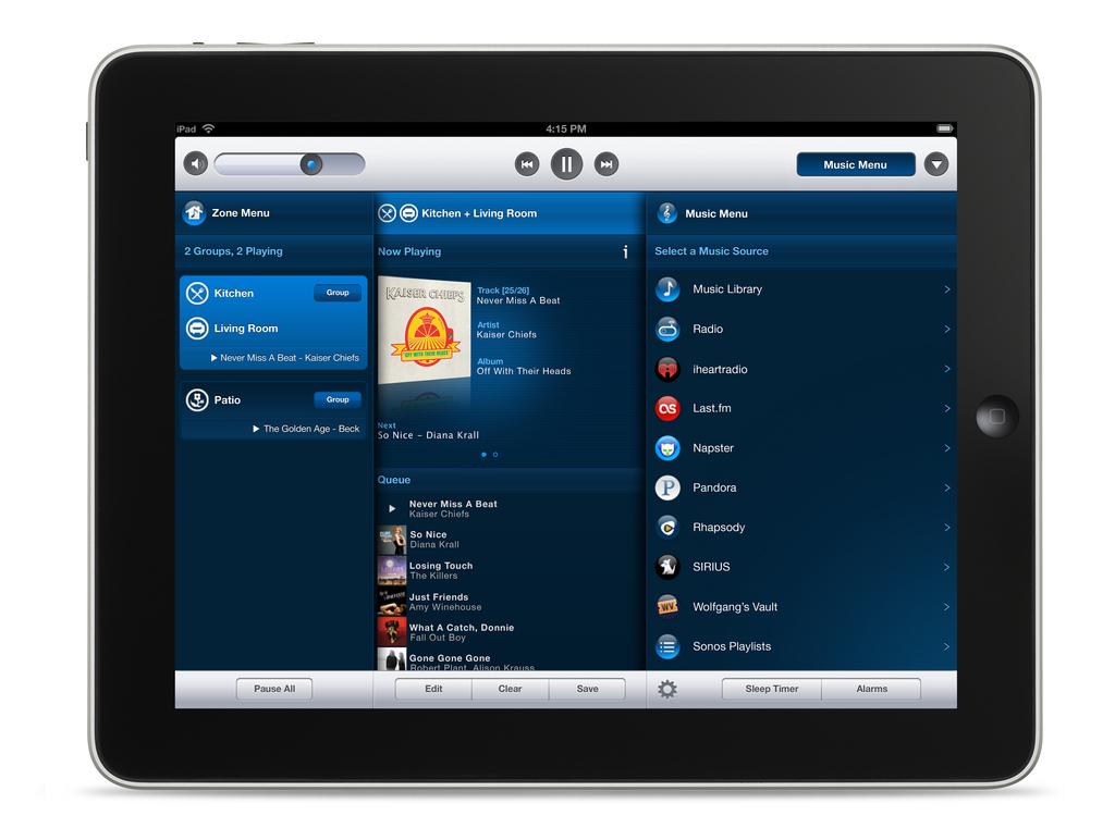 Sonos ControllerApp für das iPad und Software 3.3 Golem.de