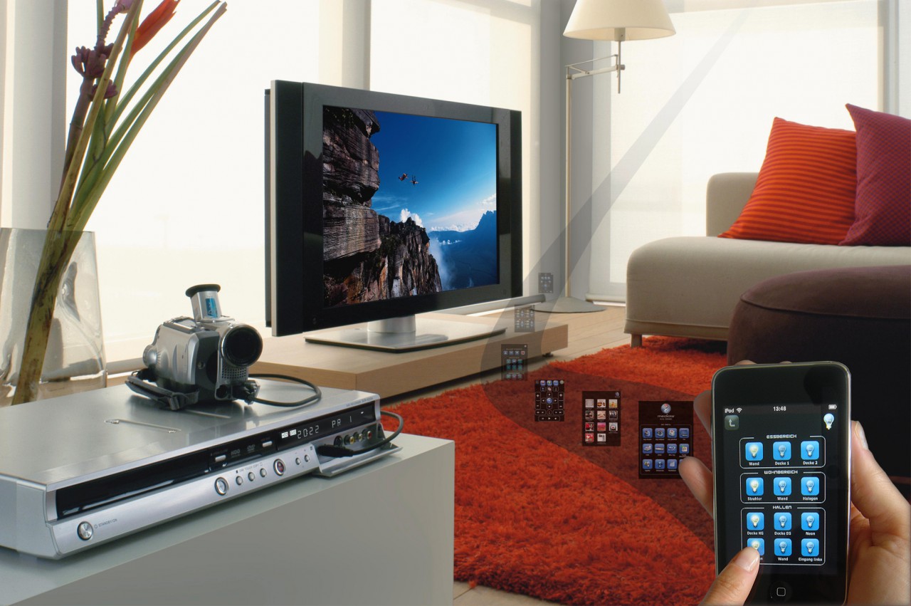 Mediola im Wohnzimmer