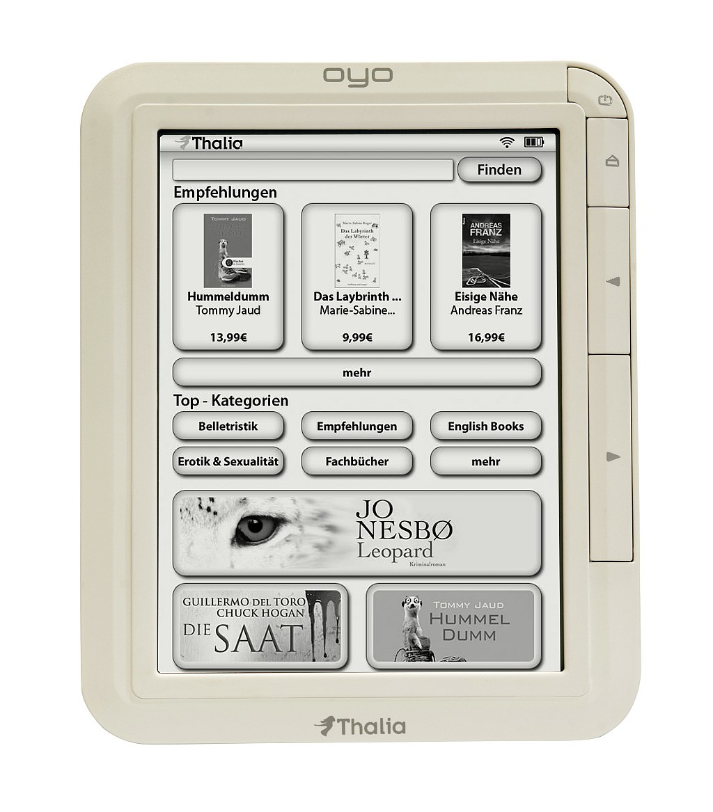 E-Book-Reader Oyo (Bild: Thalia)