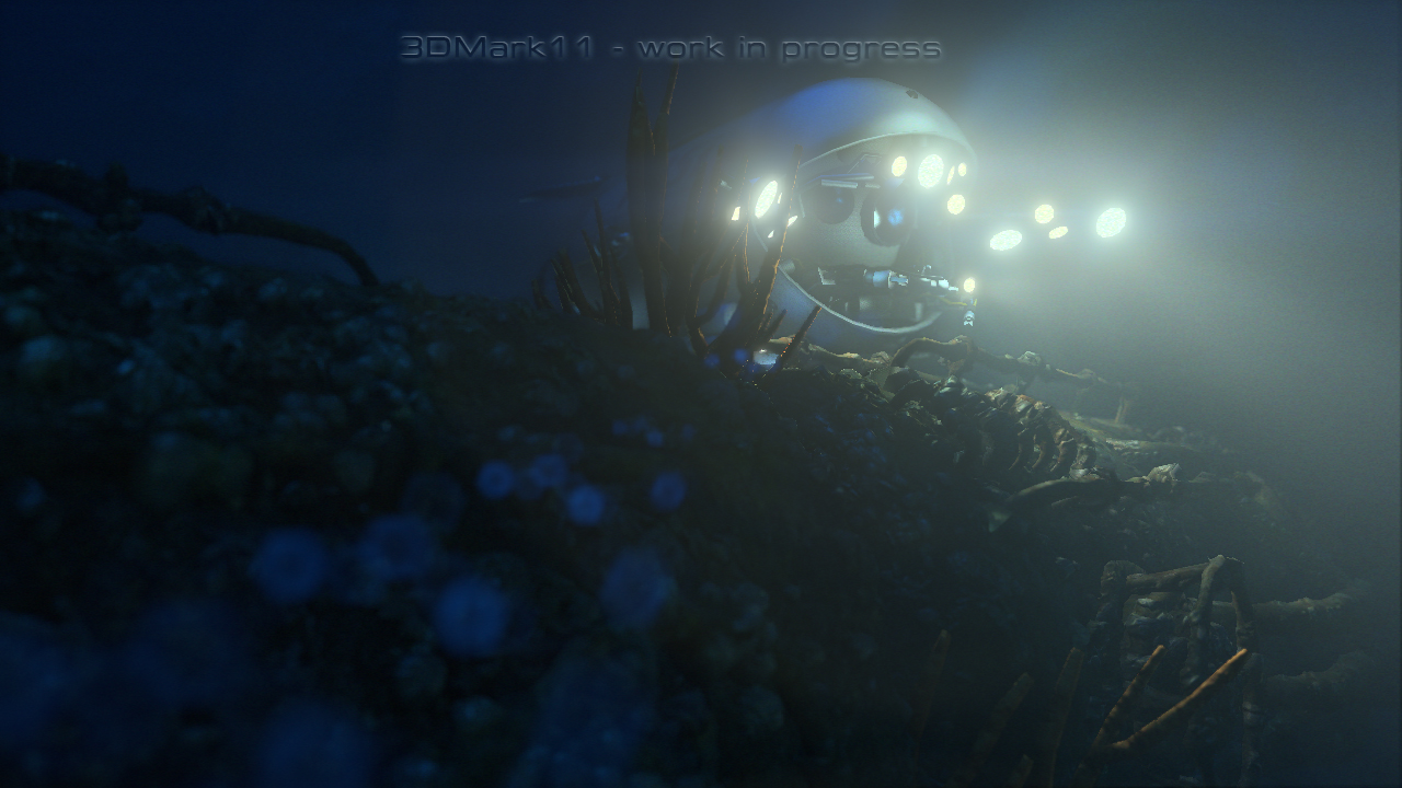 Auch unter Wasser spielt 3DMark 11