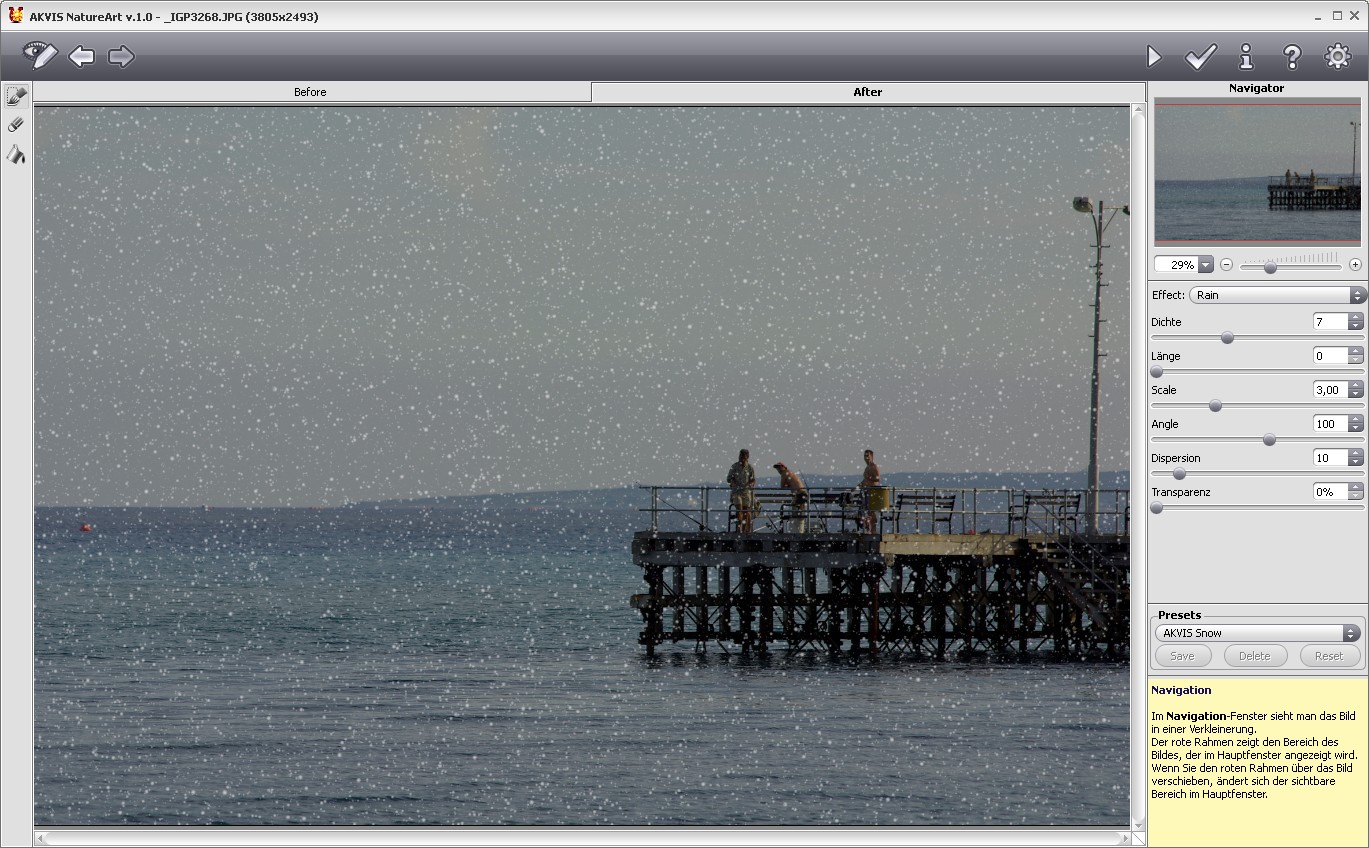 Akvis Natureart - Schnee