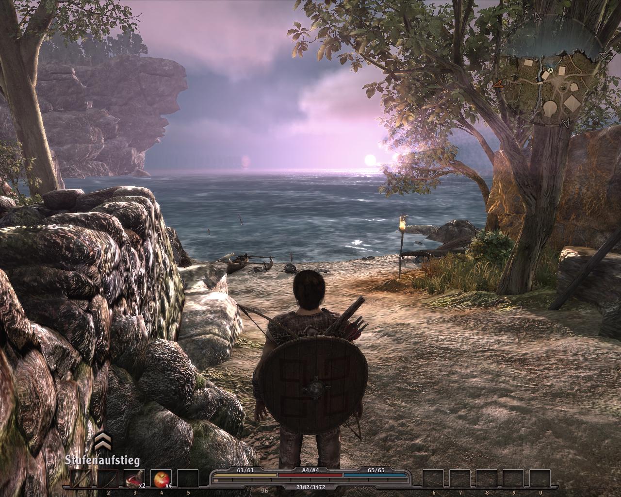 Grafikmodus: Die europäische Variante ist etwas trister...