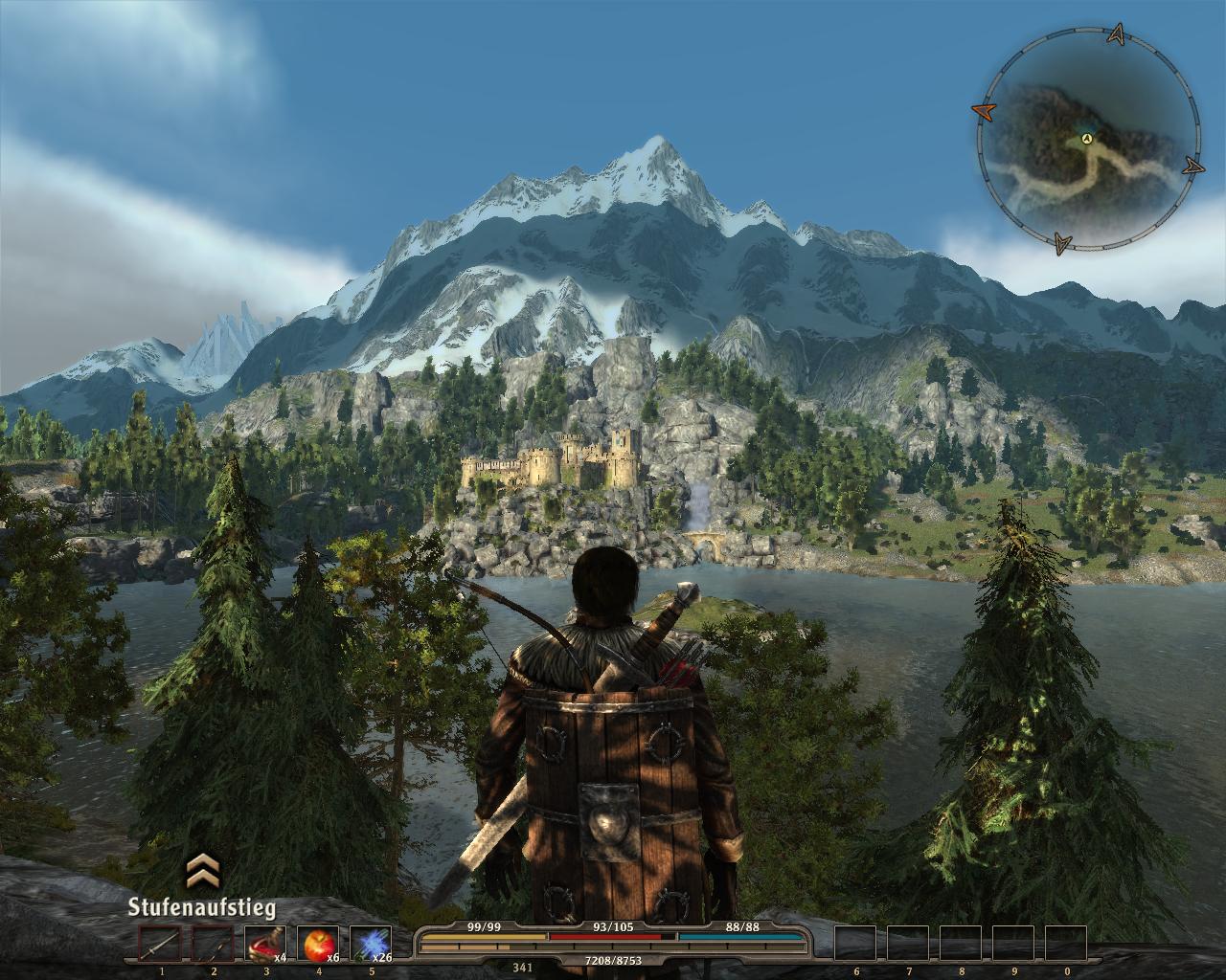 Teils gibt es sehr weite Landschaften.