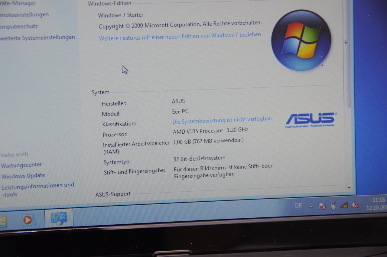 AMD V105 mit 1,2 GHz im 1015T.