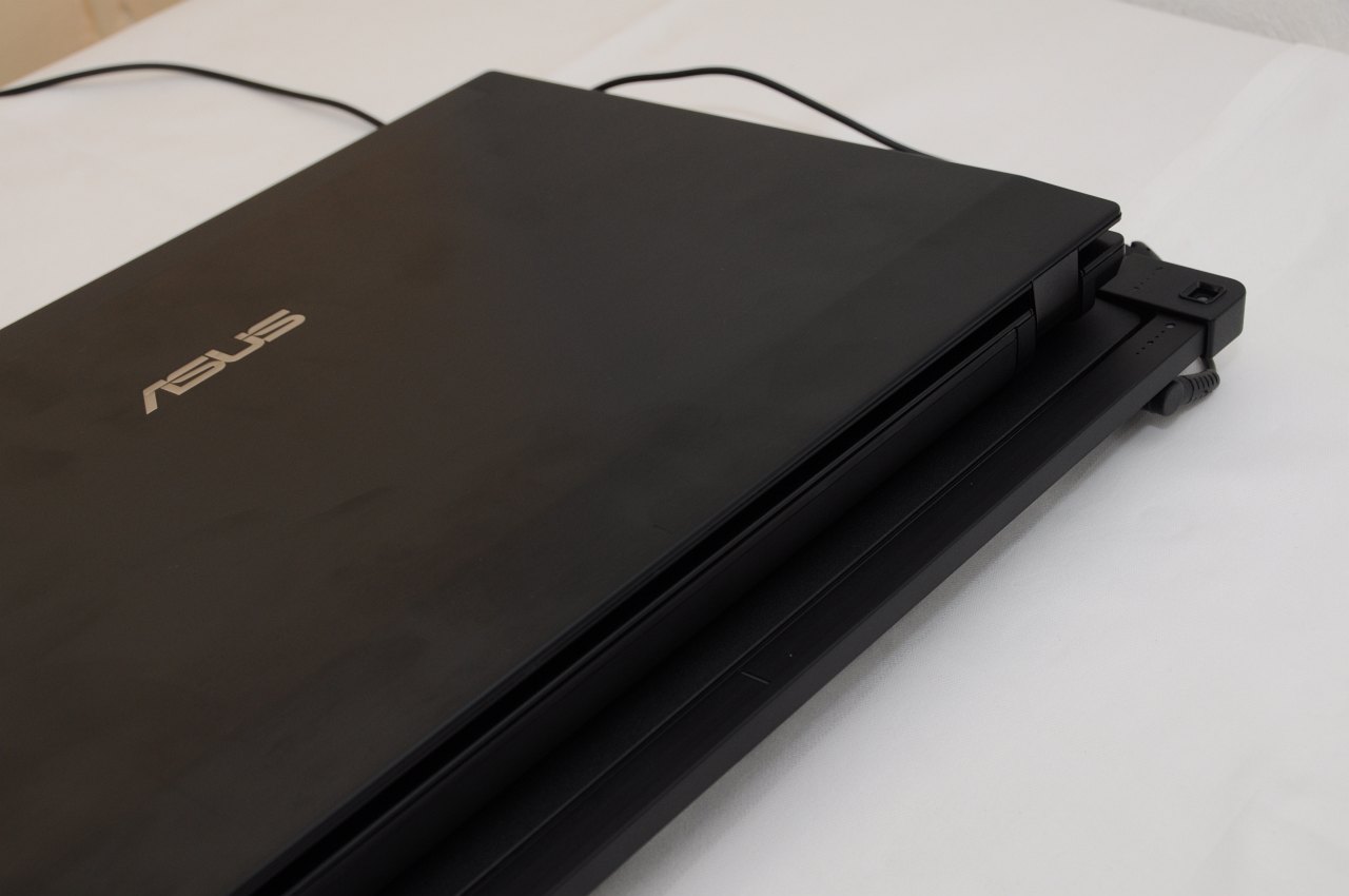 ... um das Notebook fest zu machen.