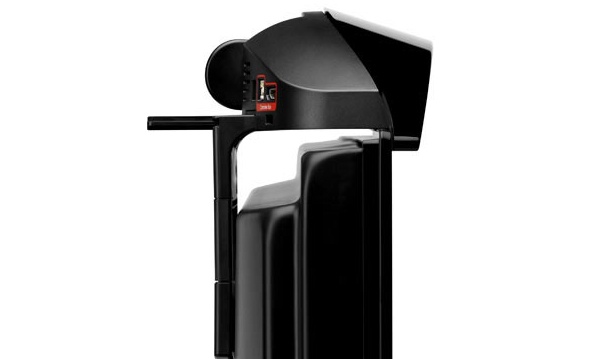 Cisco Umi - Kameramodul von der Seite auf einem TV