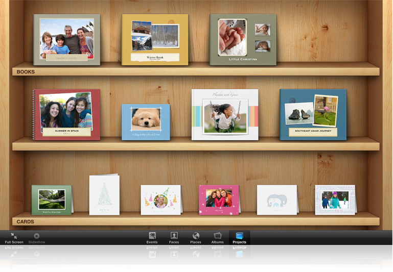 iLife 11 - iPhoto Print-Projekte