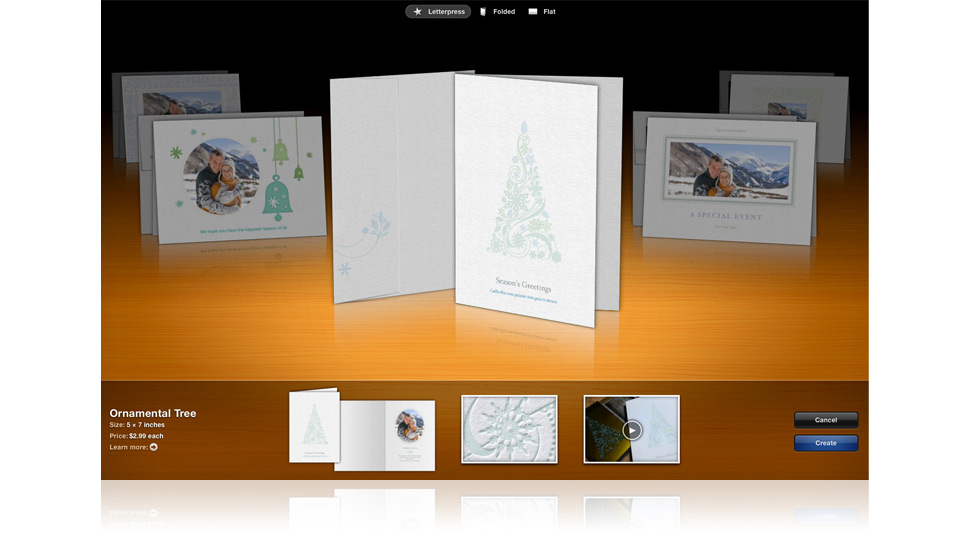 iLife 11 - iPhoto Karteneditor