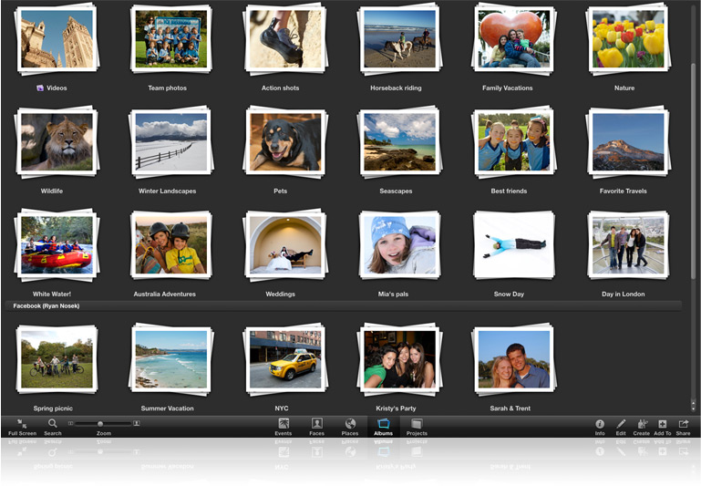iLife 11 - iPhoto Alben