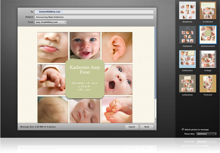 iLife 11 - iPhoto Auswahl
