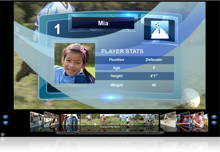 iLife 11 - iMovie Template für Spielergebnisse
