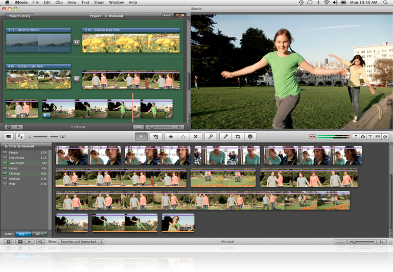 iLife 11 - iMovie Gesichtersuche in Videos