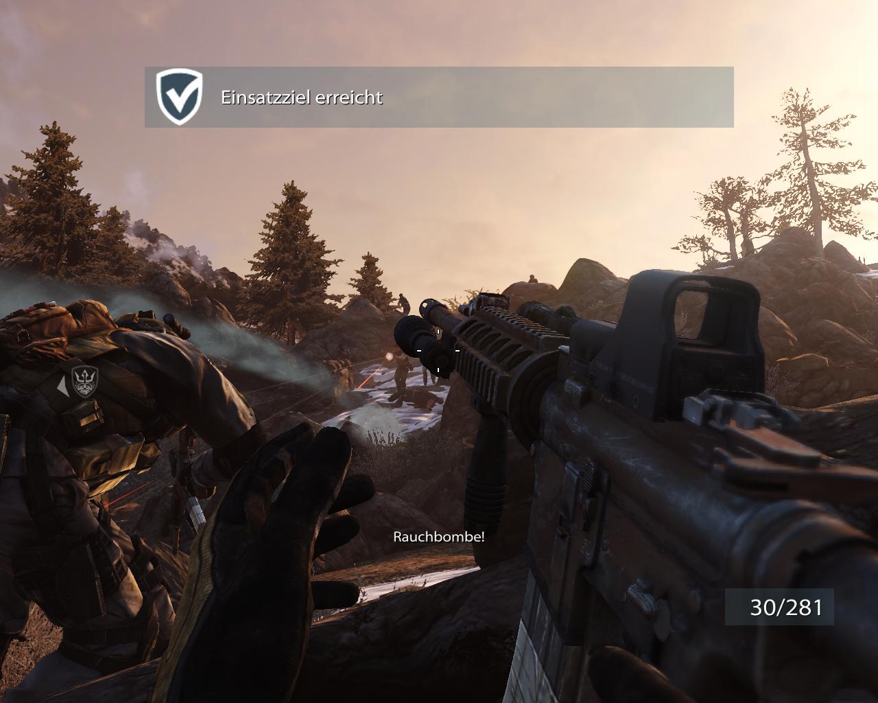 "Stellung halten" lautet das Einsatzziel öfter mal.