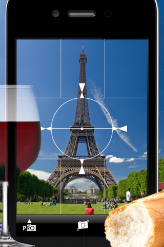 Procamera - Hilfslinien