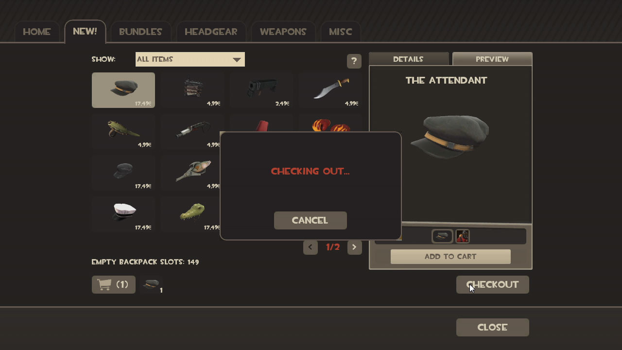 Der Mann-Conomy-Shop in Team Fortress 2