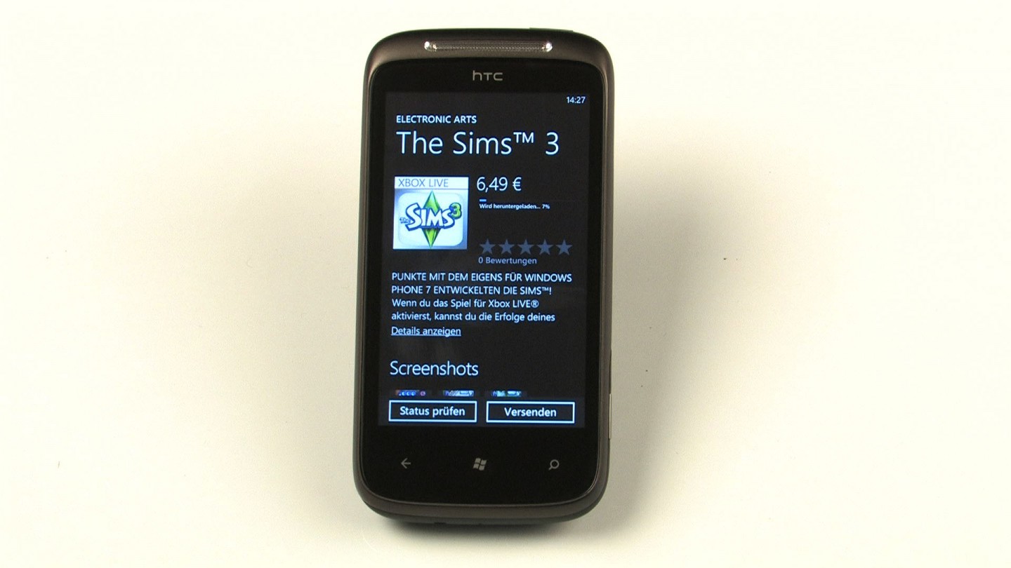 Testversion einer Software im Windows Marketplace herunterladen