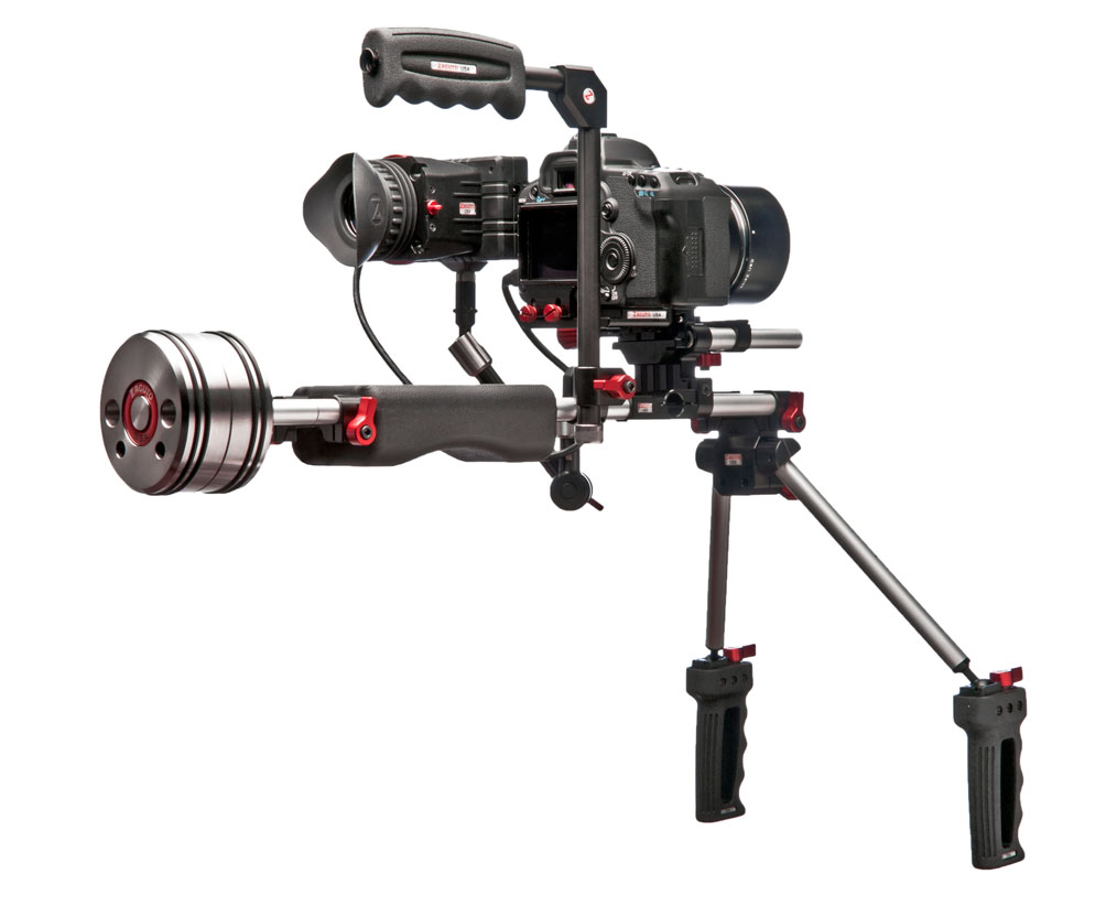 Zacuto Z-Finder EVF an einem Kamera-Rig
