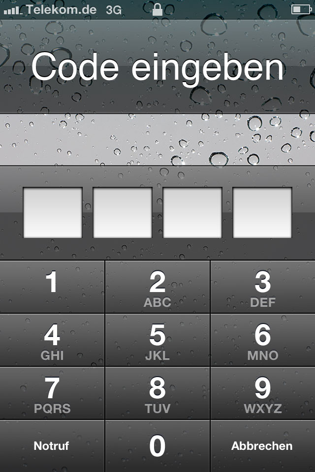 Die Codesperre von iOS 4.1 ist nicht sicher (Screenshot: Golem.de)