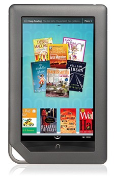 Nook Color hat ein farbiges LCD (Foto: Barnes &amp; Noble)