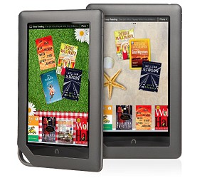 Das Gerät ist eine Mischung aus E-Book-Reader und Tablet (Foto: Barnes &amp; Noble)