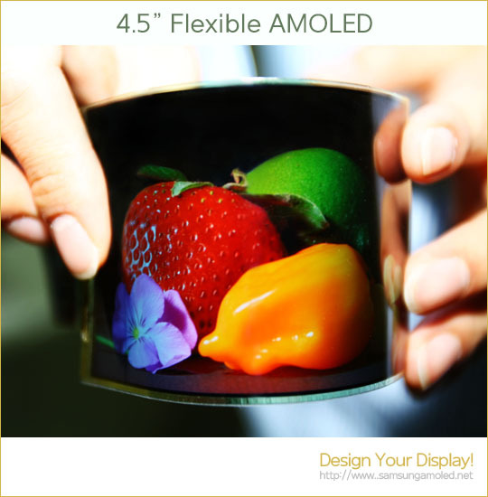 Samsungs biegsames Amoled