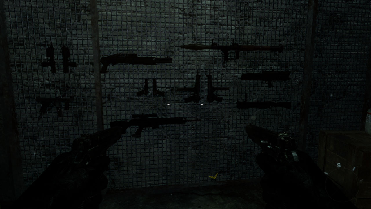 Der Spieler darf in einer Mission entscheiden, welche Waffe er möchte.