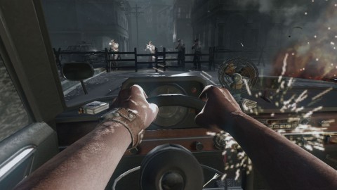 Temporeiche Fahrt im Auto