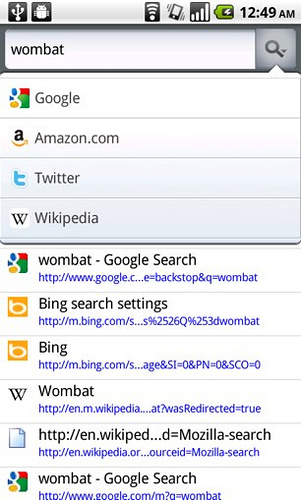 Firefox 4 for Mobile unter Android