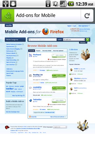 Firefox 4 for Mobile unter Android