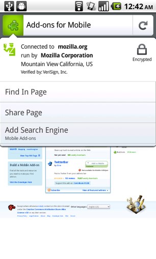 Firefox 4 for Mobile unter Android