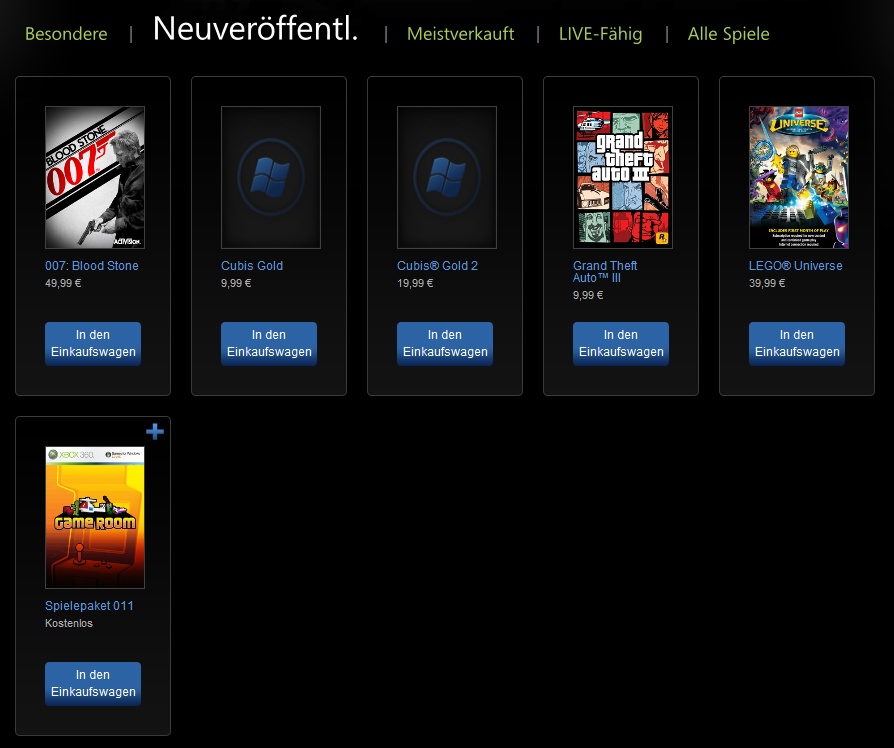 Games for Windows Marketplace
