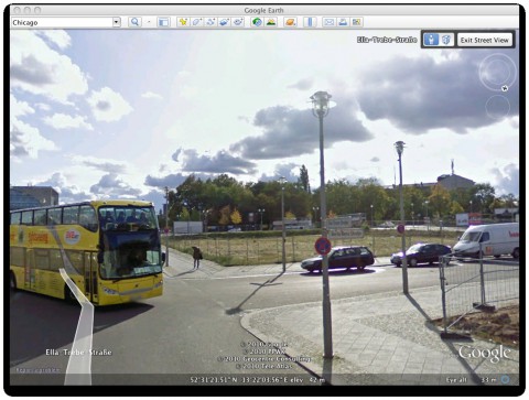 Google Street View in Google Earth 6
