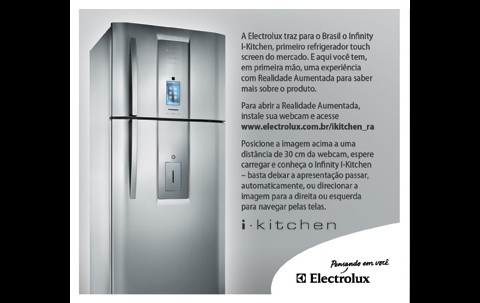 Der interaktive K&uuml;hlschrank der Infinity-I-Kitchen-Serie von Electrolux - Bild: Electrolux