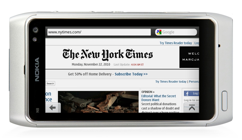 Opera Mobile 10.1 für Symbian