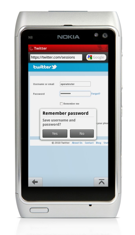 Opera Mobile 10.1 für Symbian