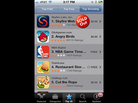 Skyfire 2.0 f&uuml;rs iPhone - angeblich ausverkauft