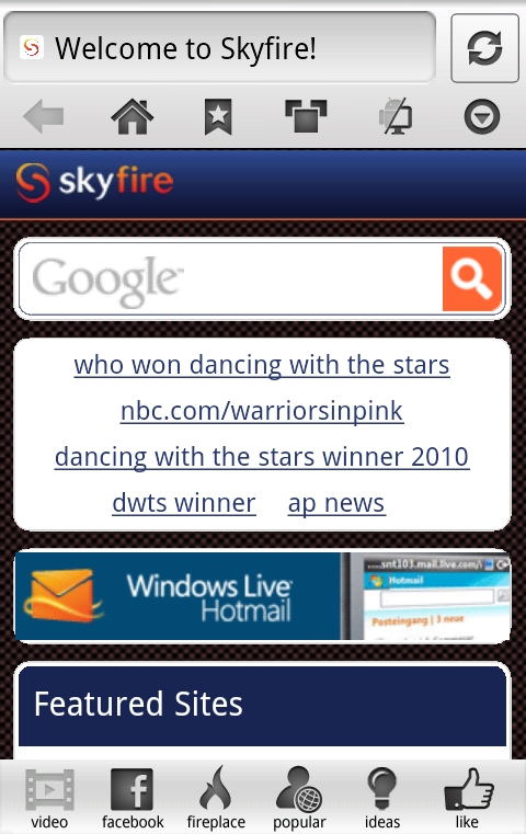 Skyfire 3.0 für Android