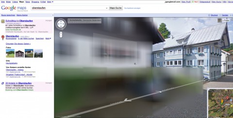 Google Street View: Oberstaufen im Allgäu