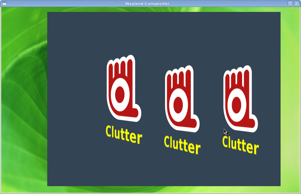 Clutter auf Wayland